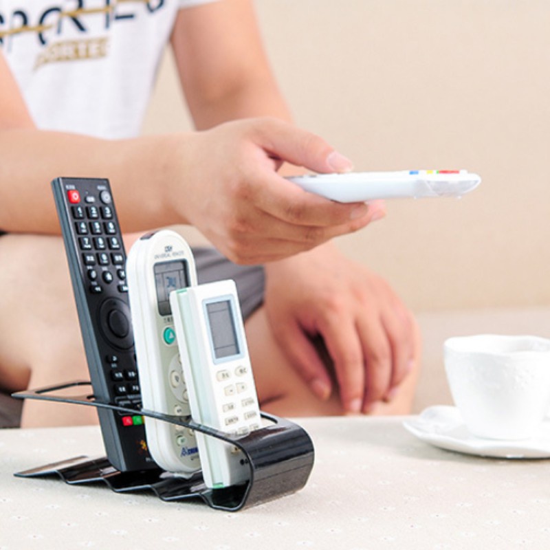 Giá Đựng Điều Khiển Ti Vi Điều Hòa Để Bàn 4 Ngăn Để Bàn Tiện Lợi