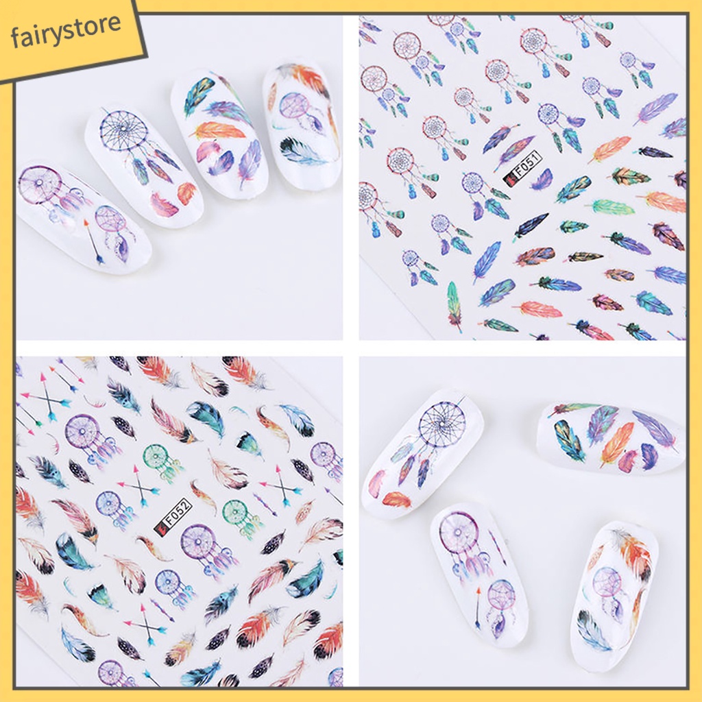 [Hàng mới về] Tấm hình dán trang trí móng tay nghệ thuật chuyên dụng chất lượng cao