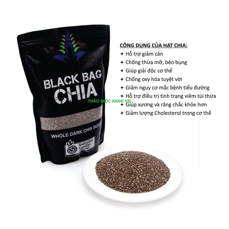 Hạt chia Úc gói 100g (túi zip tách nhỏ 100g) | BigBuy360 - bigbuy360.vn