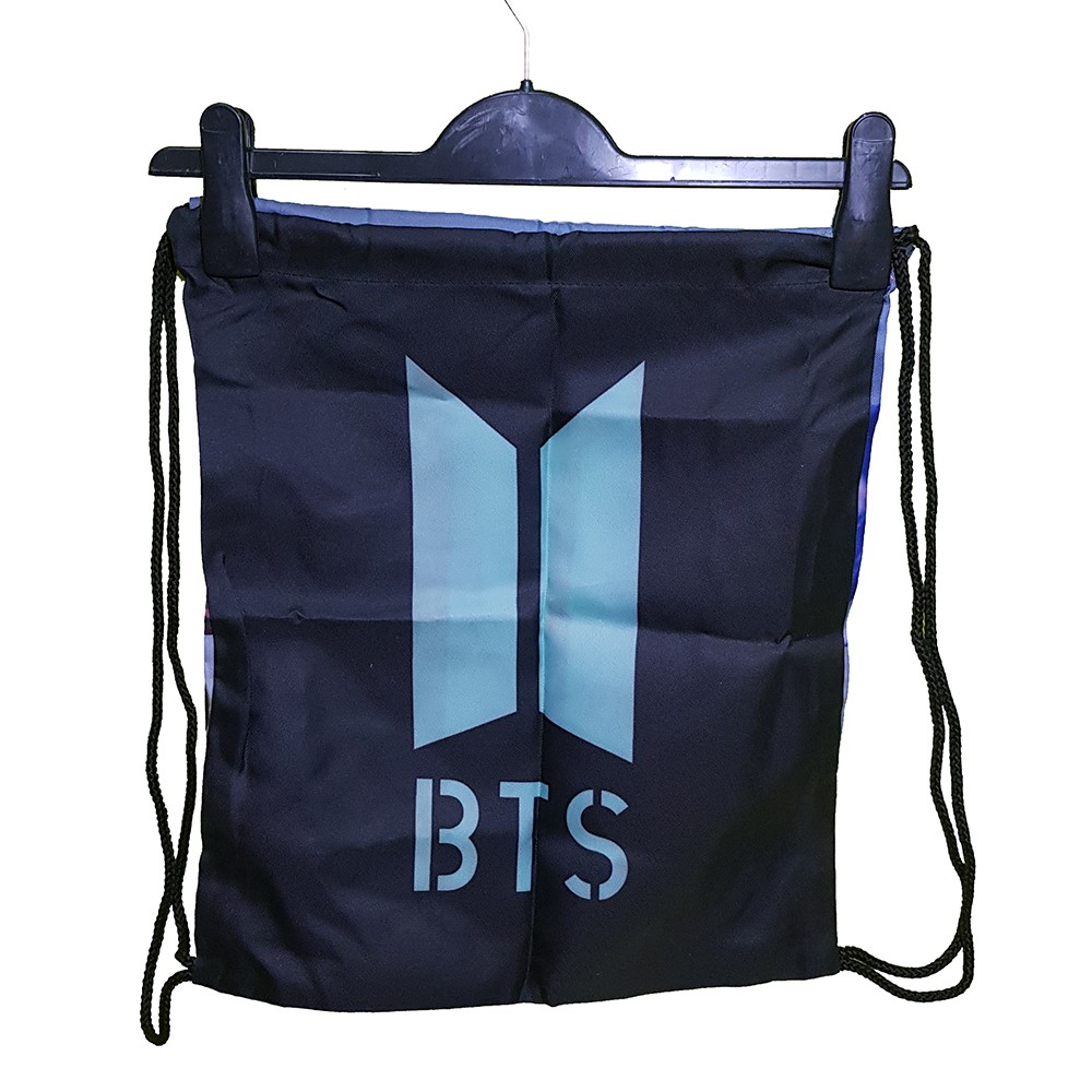 Balo Dây Rút Hai Mặt In Hình Bts Army