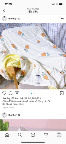 Chăn hè cho bé vàng s2