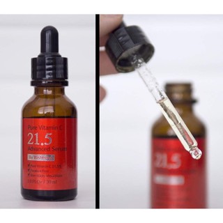 [Chính hãng] Tinh chất serum vitamin C giảm mụn ngừa thâm by wishtrend pure vitamin C 21.5 advanced serum 30ml