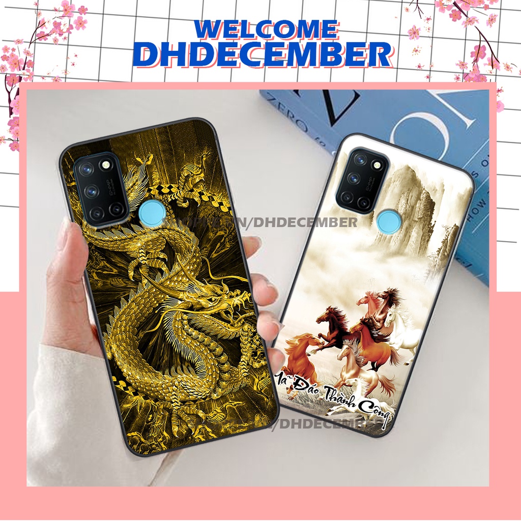Ốp lưng Realme C17 / 7i in hình thư pháp tâm an vạn sự an ,mã đáo thành công SIÊU CHẤT
