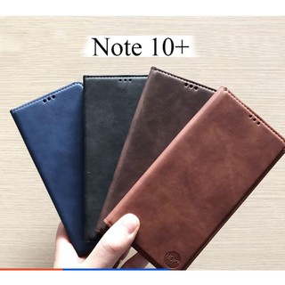 Bao da Sam Sung Galaxy Note 10 Plus, Note 10 Lite dạng ví chính hãng HDK có ngăn để thẻ cao cấp