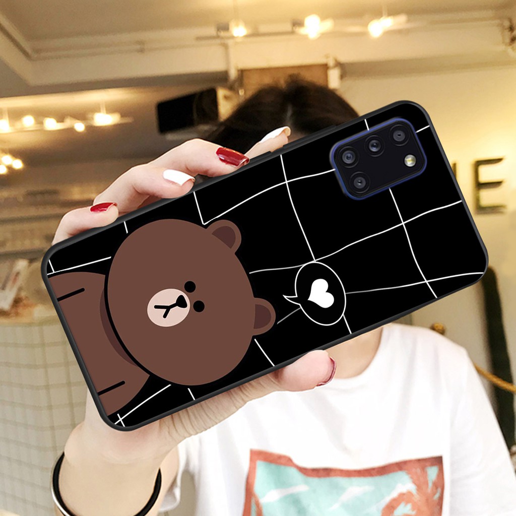 Ốp Samsung in hình Gấu Brown Cute cho máy Samsung A21S-A31-A51-A71