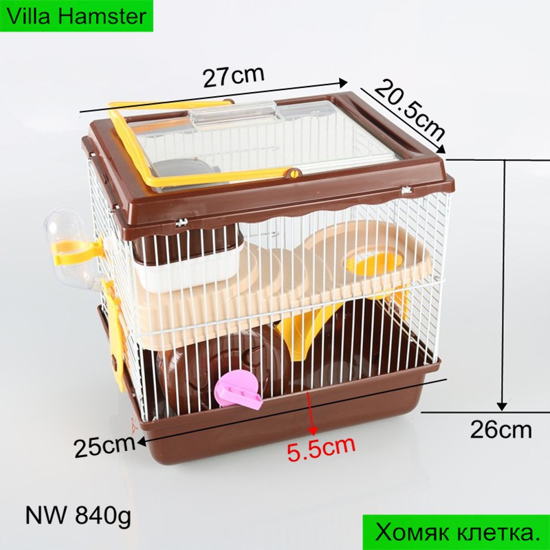 lồng sắt nắp mika dành cho hamster