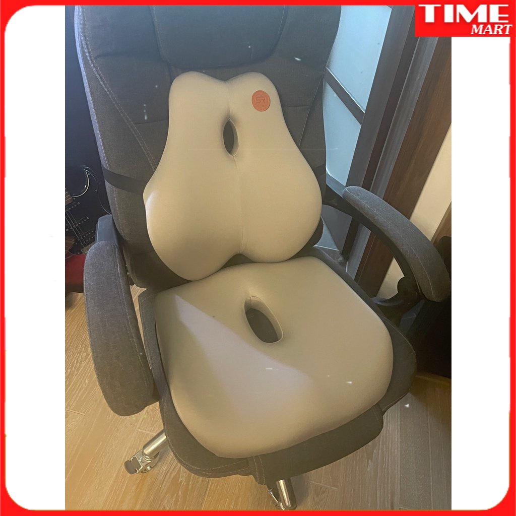 [CHÍNH HÃNG] Đệm tựa lưng massage thắt lưng. Mát sa lưng chống đau mỏi lưng và thắt lưng [TIME_MART siêu thị tiện ích]