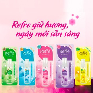 [Chính hãng] Xịt khử mùi dưỡng trắng da hương nước hoa Mentholatum Refre 30ml