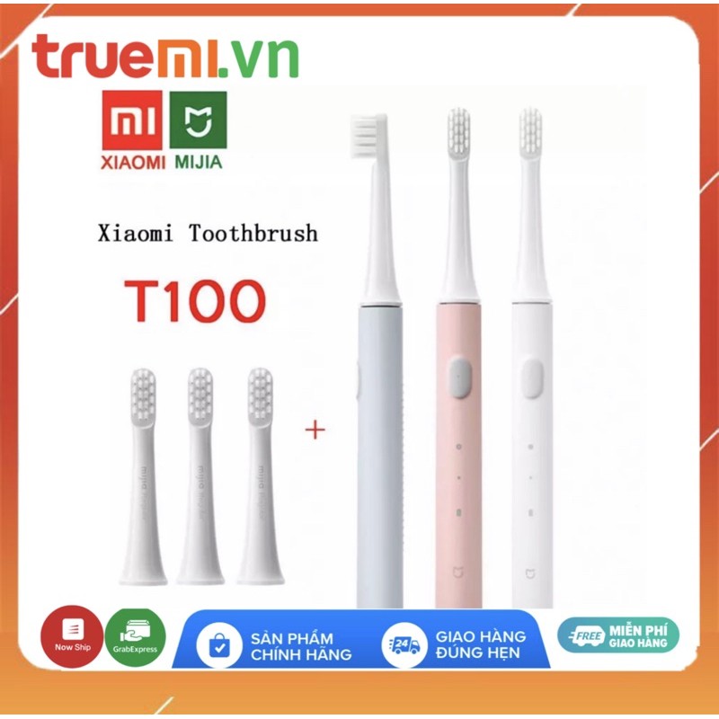 [Chính Hãng]-Bàn chải điện pin sạc Xiaomi Mijia T100