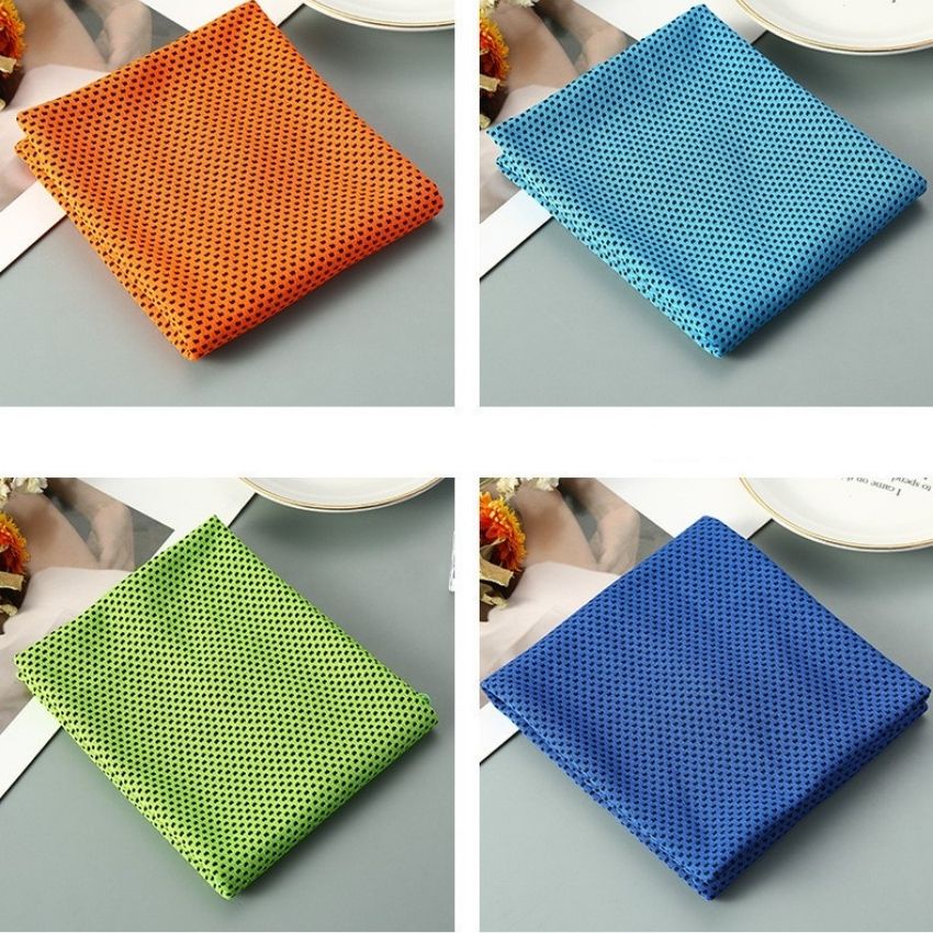 Khăn Lạnh Thể Thao Thấm Hút Mồ Hôi Tập Gym Đạp Xe Hoạt Động Ngoài Trời, Khăn Lau Đa  Năng KLTT01