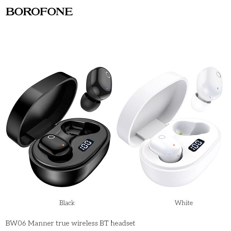 Tai nghe Bluetooth Borofone BW06 điều khiển cảm ứng âm thanh chất - BH 12 tháng (Màu ngẫu nhiên)