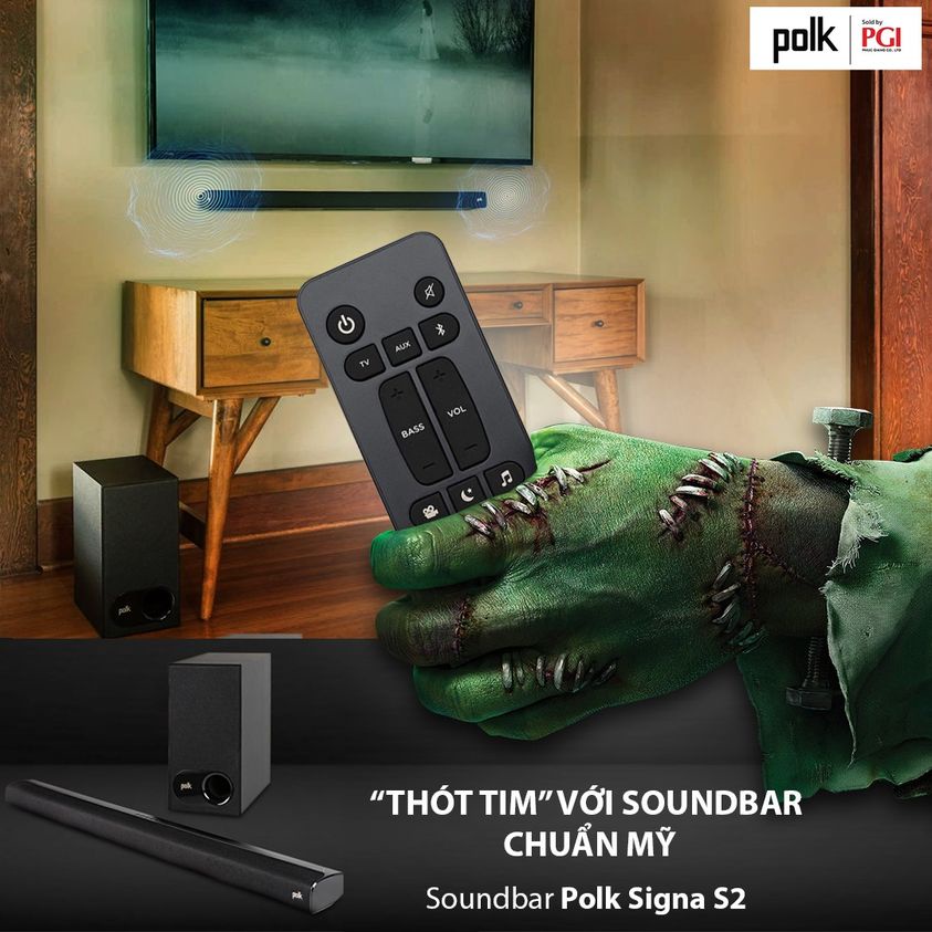 Loa Soundbar POLK SIGNA S2 - Cam kết hàng chính hãng bảo hành 12 tháng