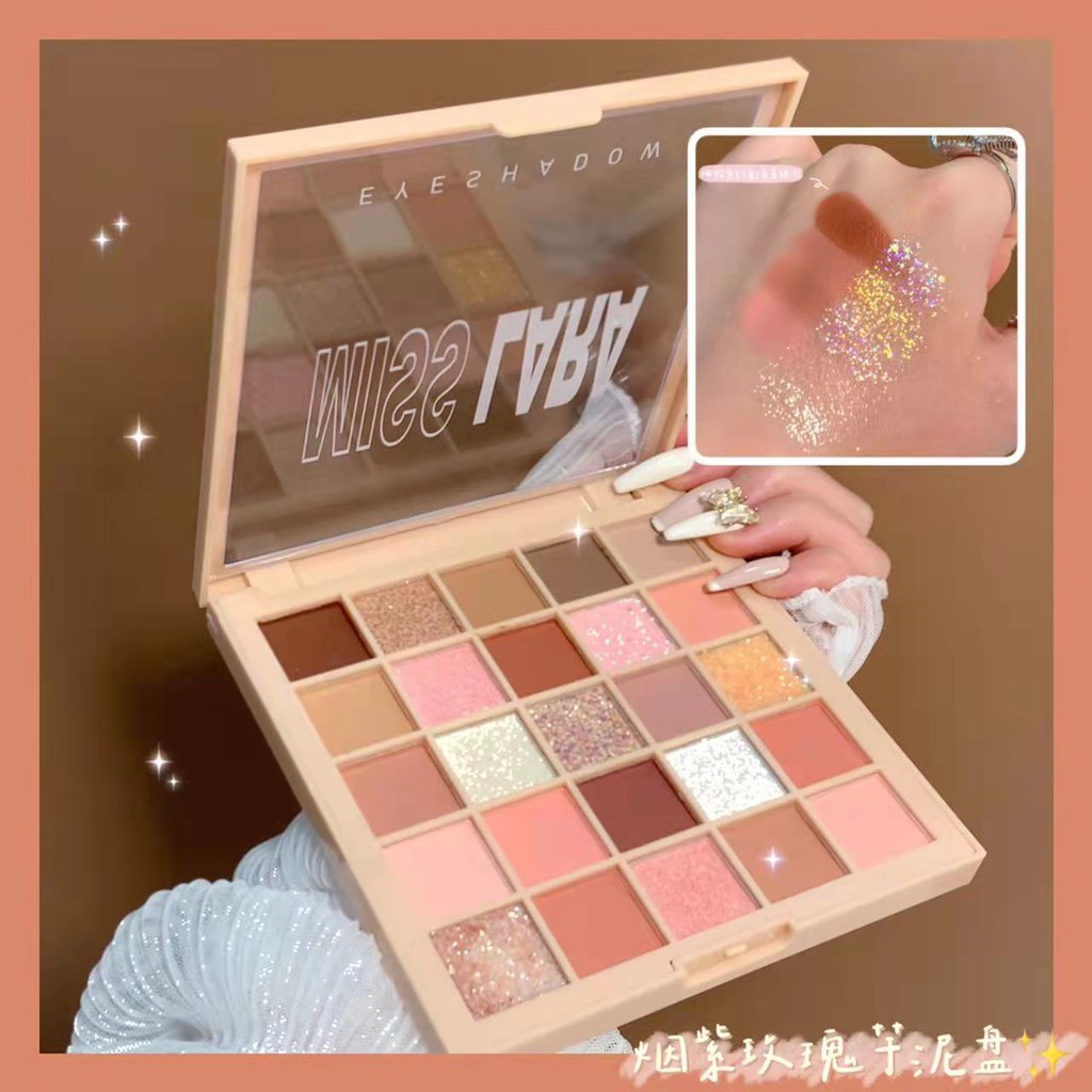 Bảng phấn mắt nhũ MISSLARA 25 ô cao cấp