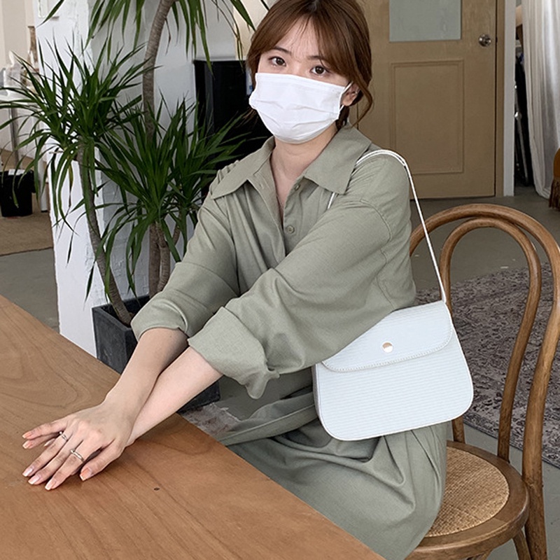 Túi đeo vai IELGY phong cách Pháp cổ điển thời trang cho nữ