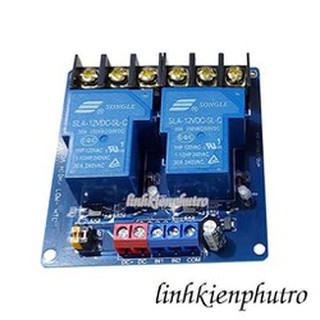 Module 2 Relay 12V - 30A Kích High/Low HTC