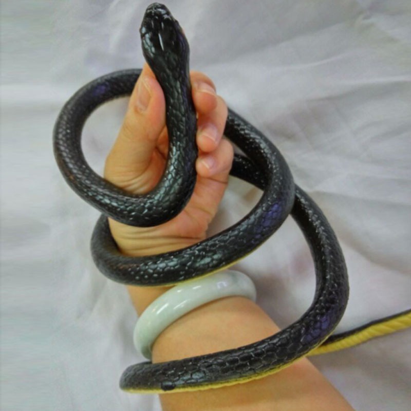 Con Rắn Giả Cao Su Như Thật Dài 120cm, 85cm, 40cm troll chơi khăm bạn bè