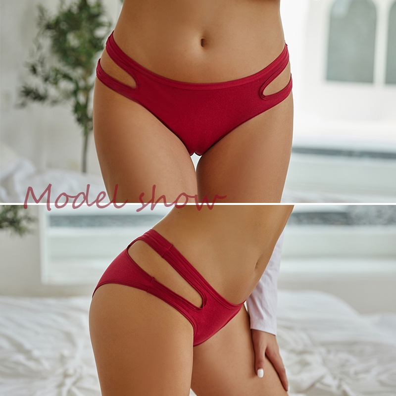 Cute Byte Quần Lót Cotton Màu Trơn Lưng Thấp Quyến Rũ Dễ Thương Size S-XL 2022
