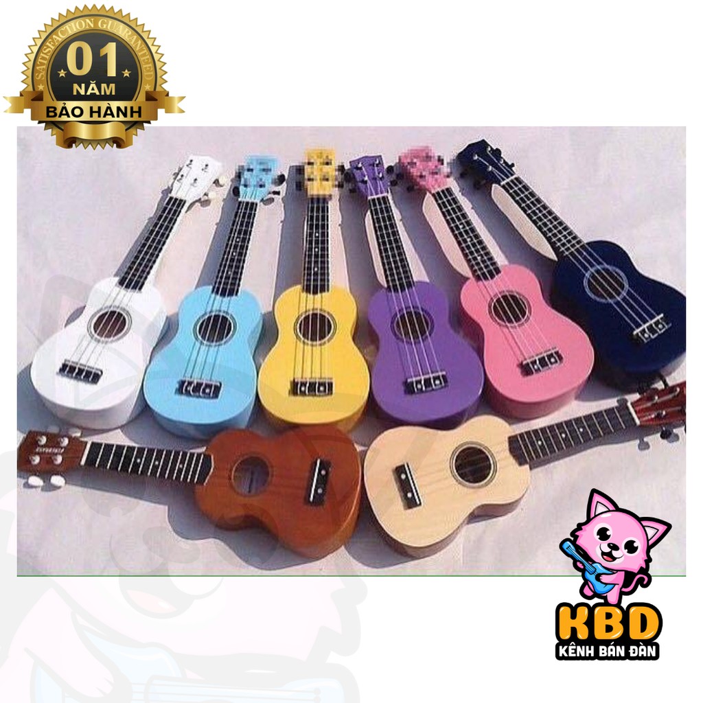 [Mã LIFEXANH03 giảm 10% đơn 500K] GỖ KHÔNG PHẢI NHỰA]KHÔNG NGỨA TAY] Đàn ukulele soprano tặng kèm pick gãy