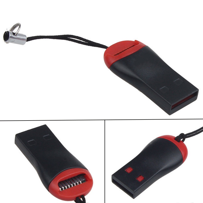 Đầu Đọc Thẻ Nhớ TF USB 2.0 Thiết Kế Hình Còi Hoạt Hình Dễ Mang Theo