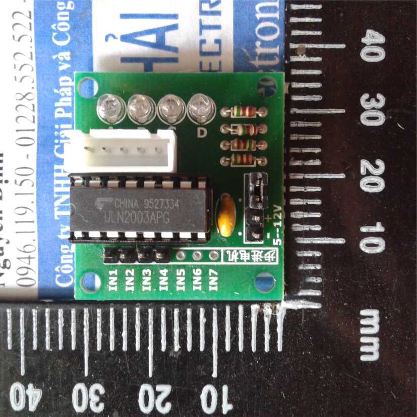 Module ULN2003 4 led báo jump chọn mức kde0120
