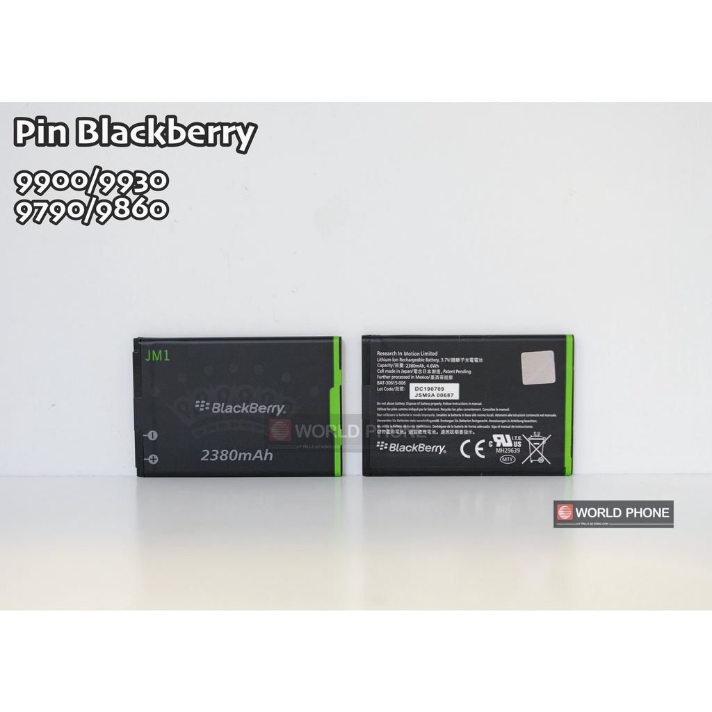 Pin dung lượng cao Blackberry 9900 , Pin JM1 BB 9900, 9930, 9790, 9860