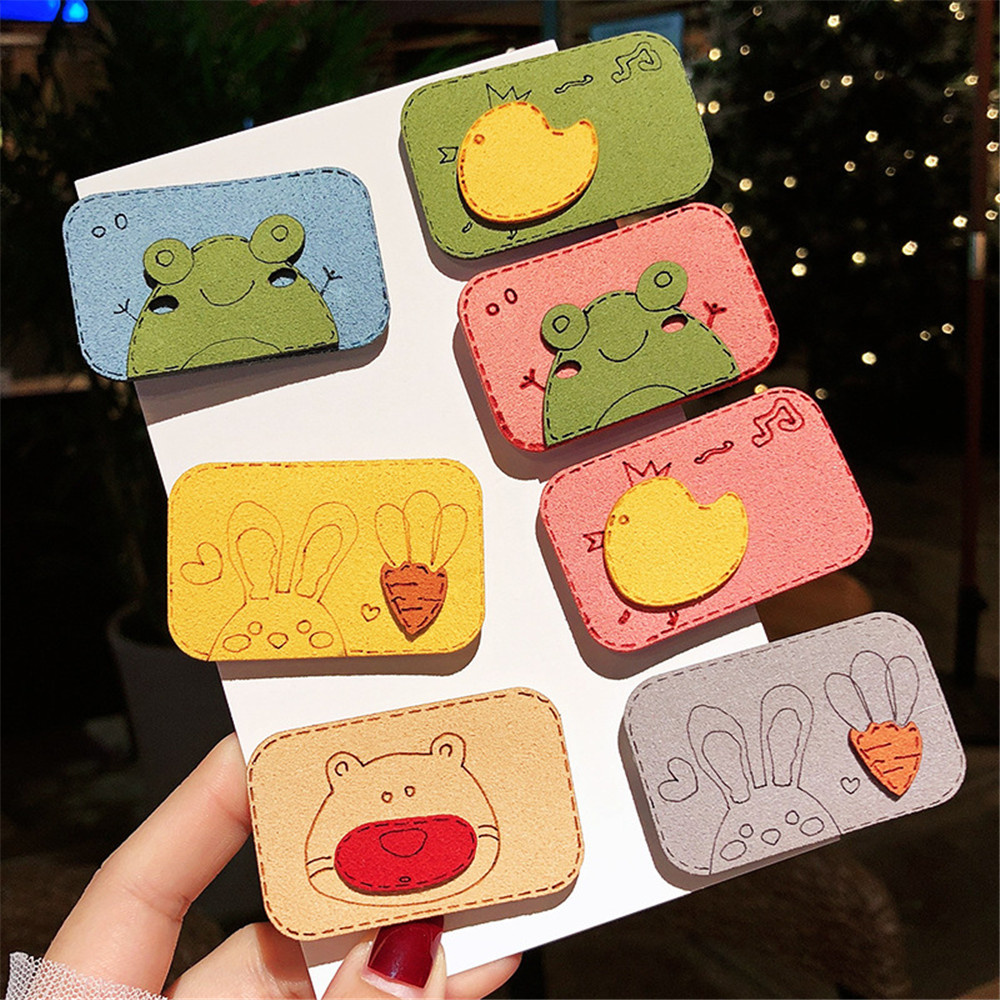 1 Miếng Dán Tóc Nữ Hình Hoạt Hình Dễ Thương