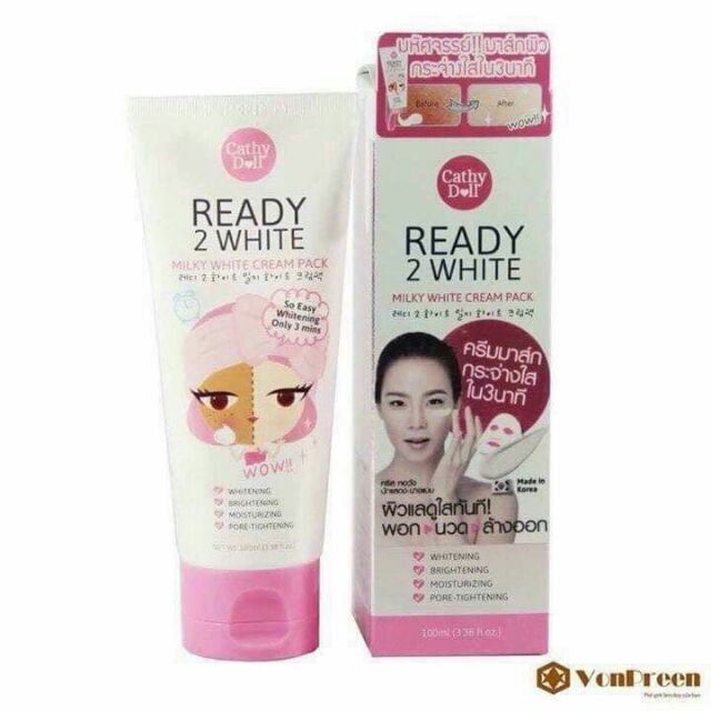 Ủ trắng Cathy doll Ready 2white