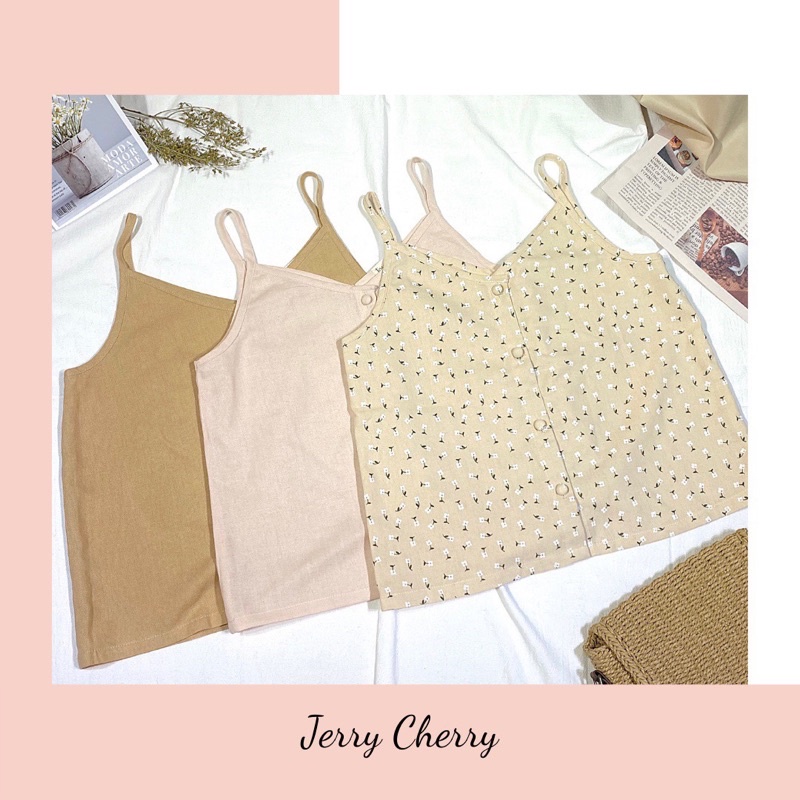 Áo 2 dây cài nút phía trước