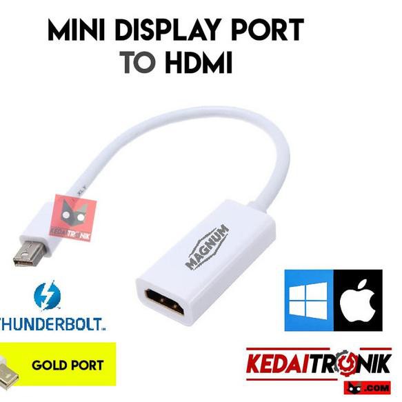 Bộ Chuyển Đổi Mini Display Port Sang Hdmi Magnum Dp Thunderbolt Hỗ Trợ Mac