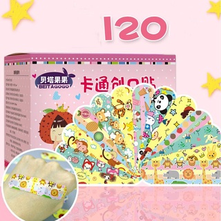 Băng dán vết thương TRẺ EM, Urgo họa tiết cute, băng gấu in hình dễ thương [HỘP 120 MIẾNG]  - HDVT120
