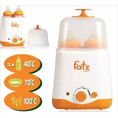 Máy hâm sữa Hâm 2 bình và tiệt trùng Fatz