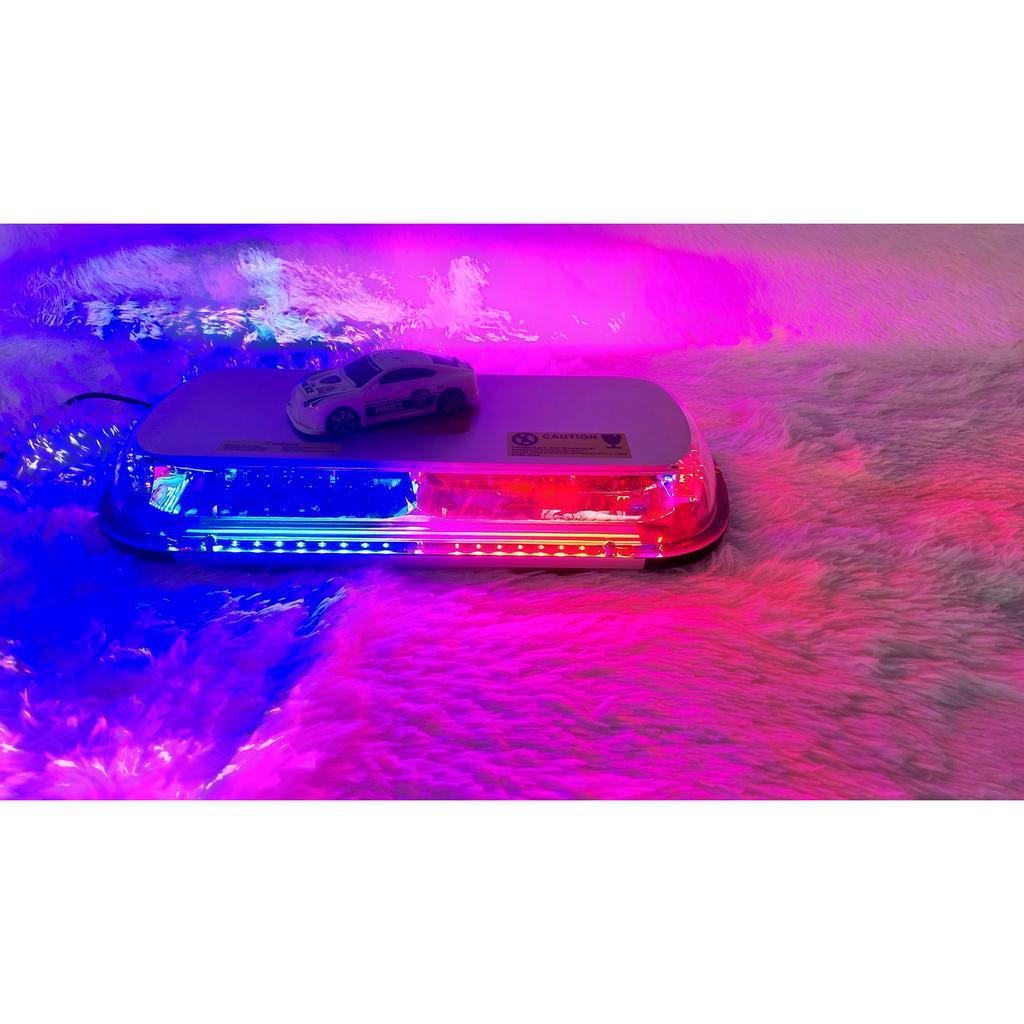 Đèn nháy xanh đỏ - Đèn chớp xanh đỏ gắn nóc xe ô tô 44LED - 44W chuyên dụng dành cho xe ưu tiên.