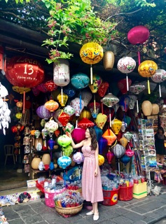 Set váy 2 dây caro hồng