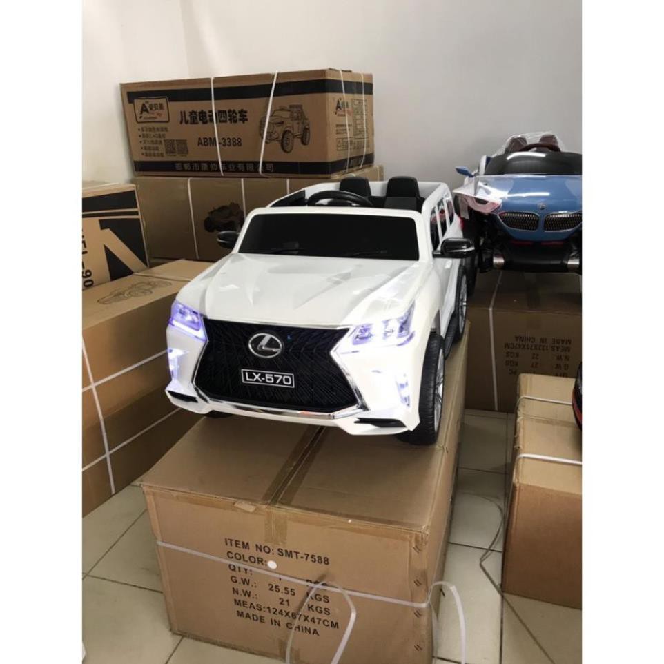 HOT [Siêu] [HOT] Ô tô xe điện điều khiển tự lái  LEXUS 570 trẻ em đa phong cách thời thượng