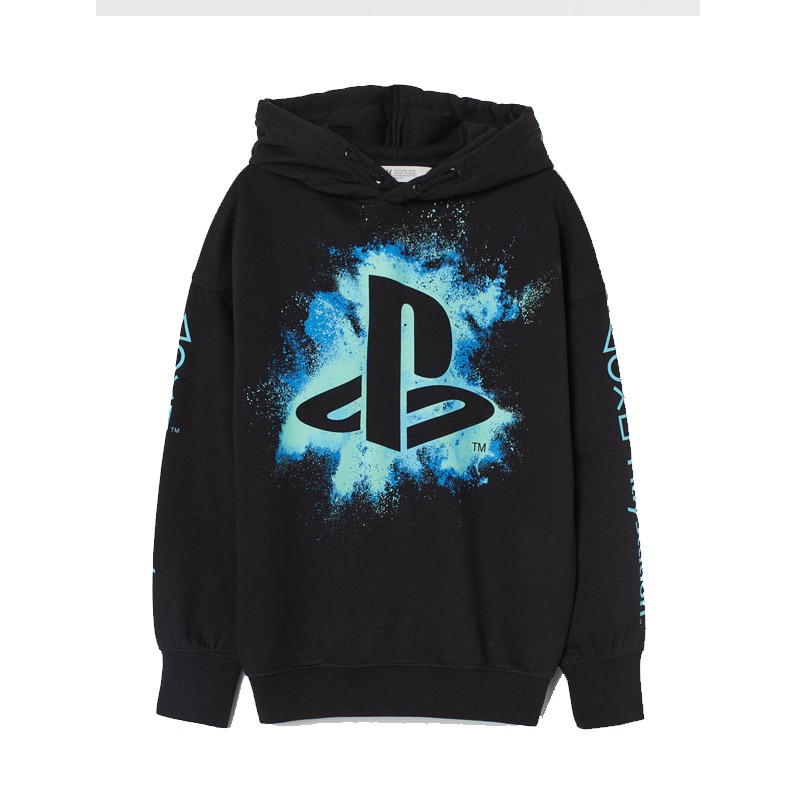 Áo Hoodie H&M Graphic Play Station Chính Hãng 100%