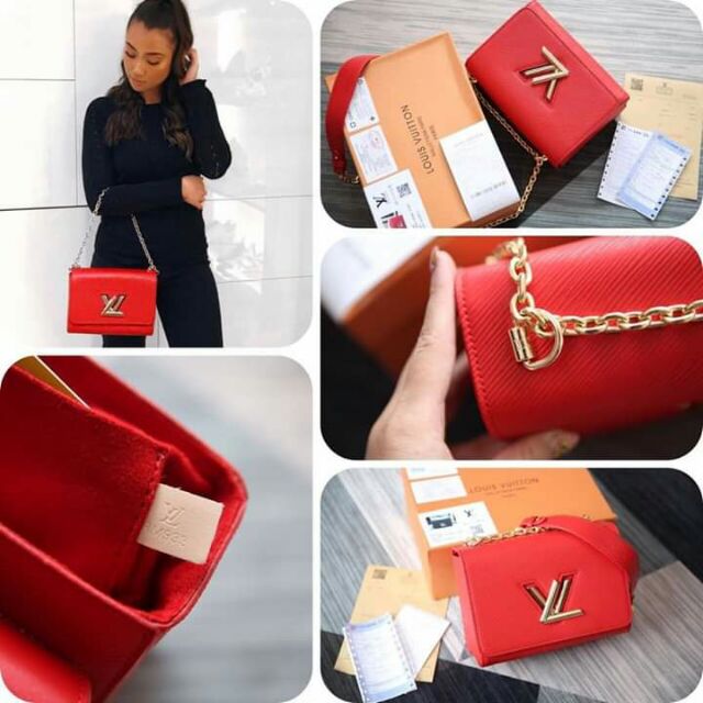 #LVTWIST MM spsl 
- Fullbox 
- Size: 24cm
-Chất liệu da tăm mềm - lót nhung cùng mầu vs túi kèm code & card