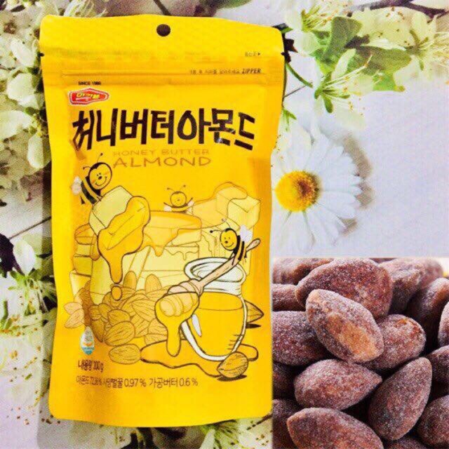 HẠNH NHÂN TẨM MẬT ONG HÀN QUỐC 200g | BigBuy360 - bigbuy360.vn