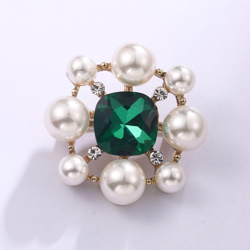 Trâm Cài Áo Hình Ngôi Sao Đính Đá Và Ngọc Trai Thời Trang Âu Mỹ Cho Nữ