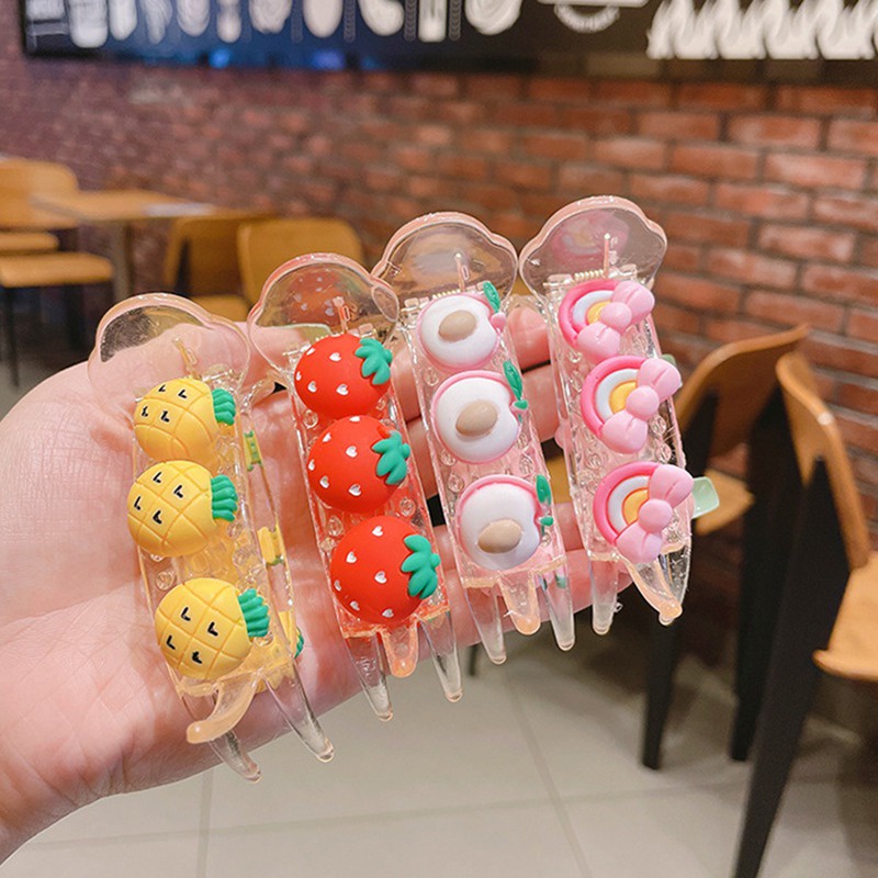 Kẹp Tóc Hình Quả Bóng Dễ Thương Thời Trang Mùa Hè Cho Bé Gái