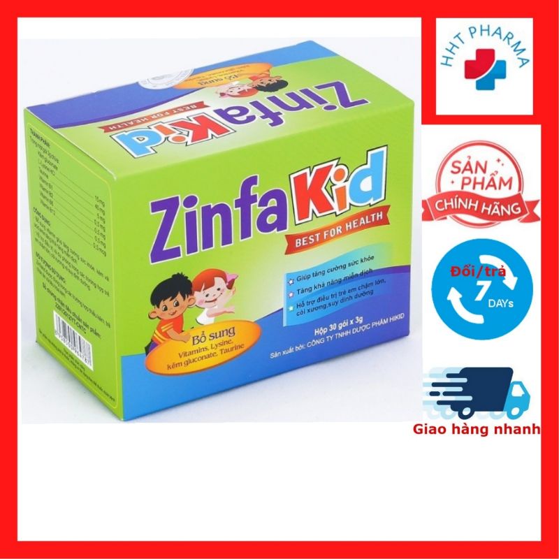 Zinfa Kid - hỗn hợp kẽm, Lysine, Vitamin dành cho trẻ