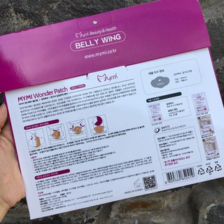 Miếng dán tan mỡ bụng Mymi Wonder Patch - hộp 5 miếng