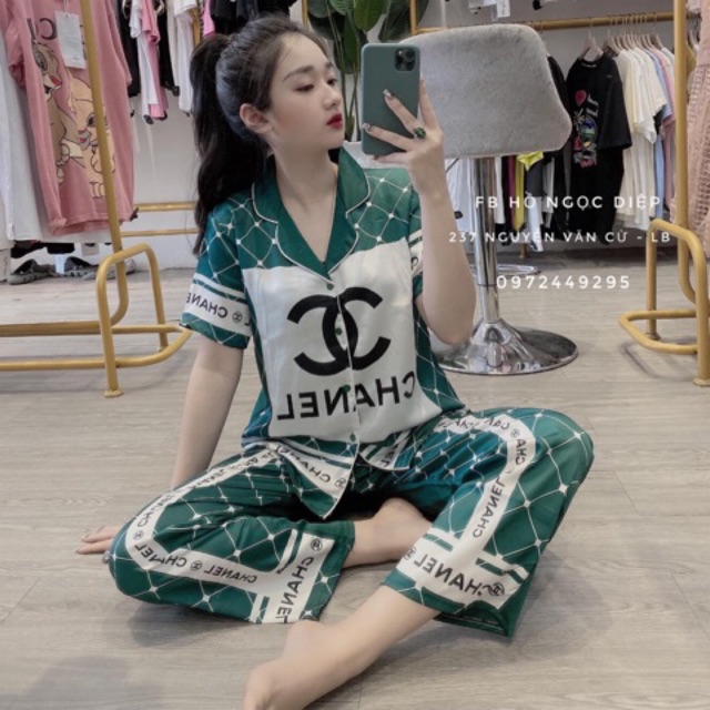 Bộ ngủ lụa ♛ Đồ ngủ nữ lụa satin cao cấp mẫu mới hot | BigBuy360 - bigbuy360.vn