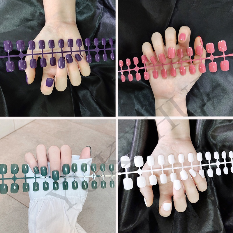 2022  trend YUKEHUI  móng giả trong suốt set móng tay giả mẫu móng tay đẹp bộ set 24 móng giả mẫu móng tay đẹp móng tay giả đính nơ bộ móng tay giả  móng tay giả nhọn móng tay giả giá rẻ bộ móng tay giả kèm keo