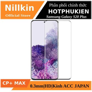 Miếng dán kính cường lực 3D full màn hình cho Samsung Galaxy S20 Plus hiệu Nillkin CP+ Max (Mỏng 0.3mm) - Chính hãng