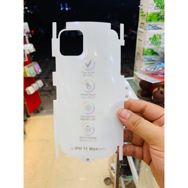 [Sale 50%] Dán PPF full lưng viền cho ip 11,11 Pro,11 Pro max