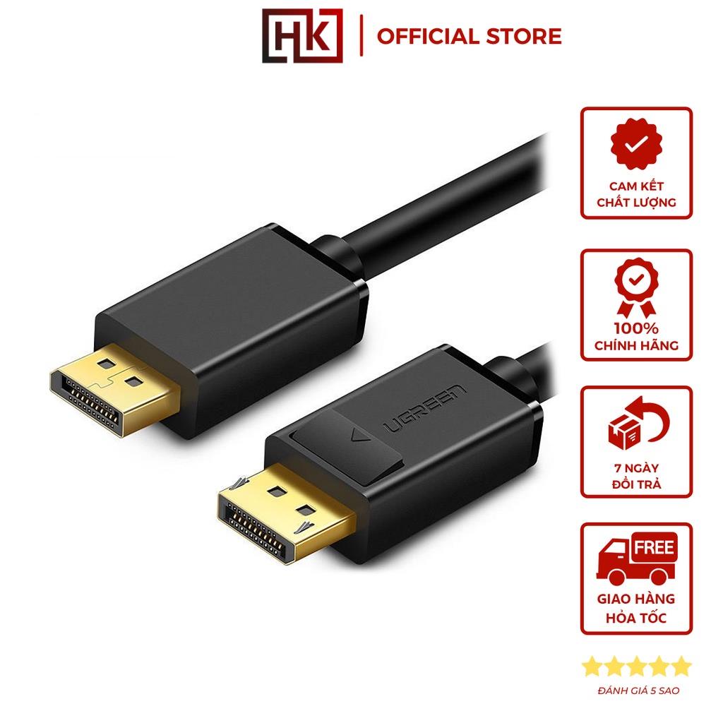 Dây cáp DisplayPort 2 đầu đực tốc độ 21.6Gbps UGREEN DP102