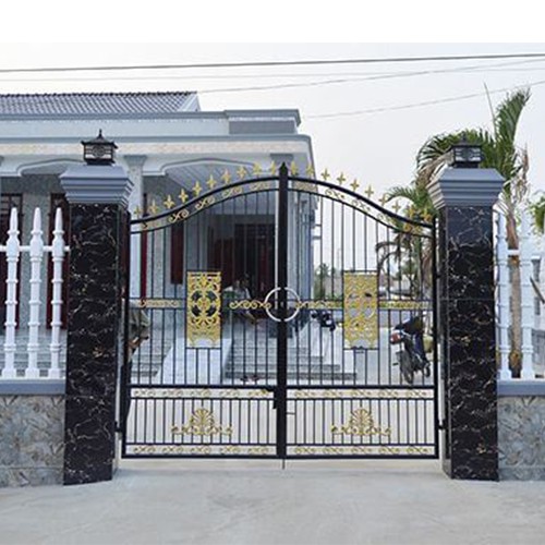 Đèn trụ cổng CT-02 D250 chữ THỌ tặng bóng led