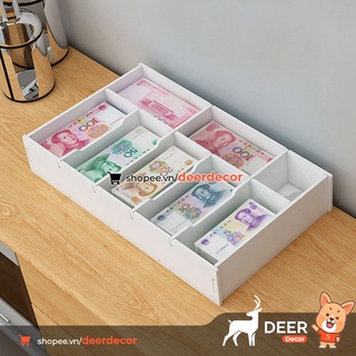Khay Đựng Tiền Cỡ Lớn Cho Thu Ngân Tiện Lợi - Deer Decor