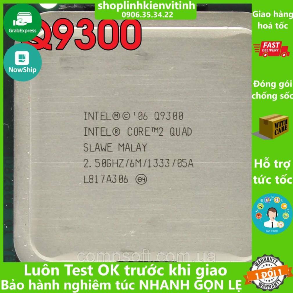 CPU desktop (máy bàn) Socket 775 Q9300 E8400 E7500 E6000 E5400 bóc máy giá rẻ