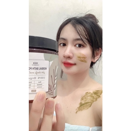 Tắm trắng thảo dược her cosmetics tặng kèm kem body zuyu 10ml trắng da | BigBuy360 - bigbuy360.vn